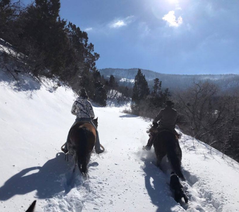 Rising K Ranch Trail Rides - Cedar City, UT. Trail Ride in January Snow