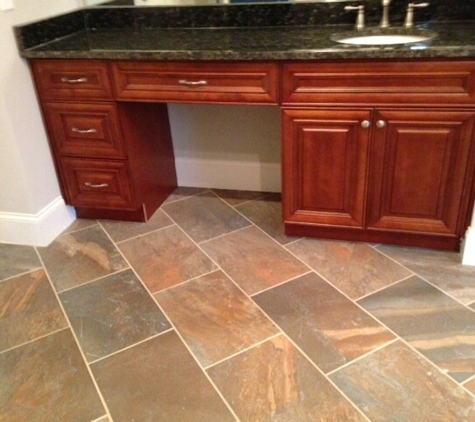 Remodelingwork 123 - Lawrenceville, GA. Bathroom tile/cabinet/granite countertop.