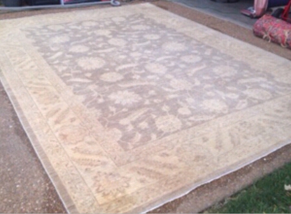 Keith A Miller/KM Consulting - Franklin, TN. Pakistan Oriental Rug after rug was Flood Washed to remorse pet stain (Dog)