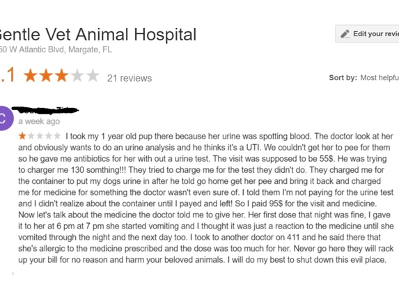 Gentle Vet Animal Hospital - Margate, FL