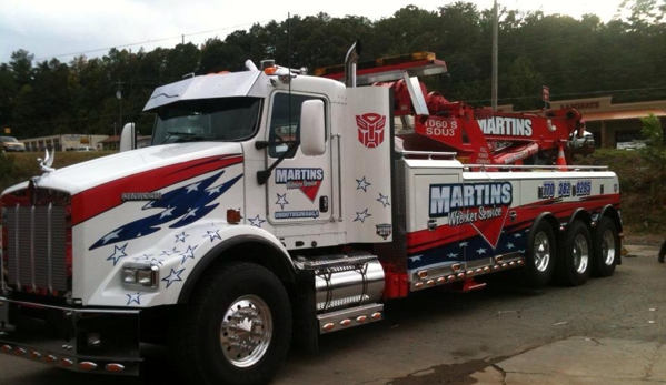 Martin's Garage & Wrecker Services - Cartersville, GA
