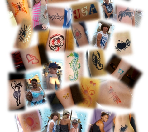 T.A.T.S. Temporary Airbrush Tattoo Station