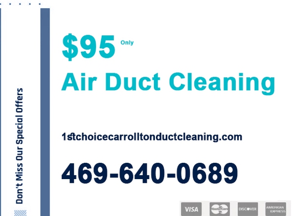 1st Choice Carrollton Duct Cleaning - Carrollton, TX