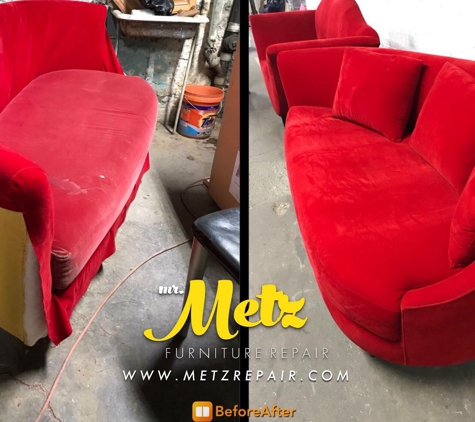 Mr. Metz Furniture Repair - Bronx, NY. Sofa upholstery