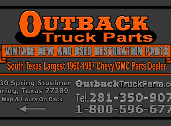 Outback Truck Parts - Spring, TX