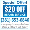 The Sugar Land Garage Door gallery