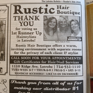 Rustic Hair Boutique - Latrobe, PA