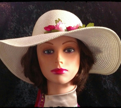 Karen, the Hat Lady - Farmington Hills, MI. Women's Spring/Summer hat.Church,casual outings,Derby Hat,sunhat.Protect from UV rays fashionably.See fedora, cap,visor,cloche,children hats