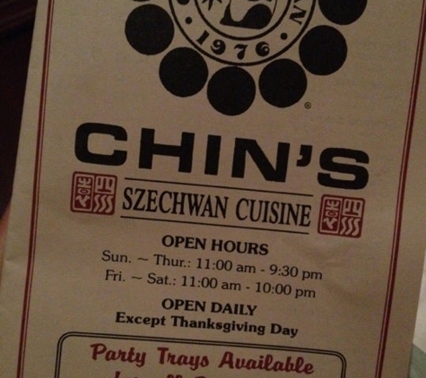 Chin's Szechwan Restaurant - San Diego, CA