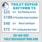 Toilet Repair Baytown TX