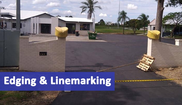 Southside Bitumen Driveways - Loganholme, QLD. Edging & Linemarking