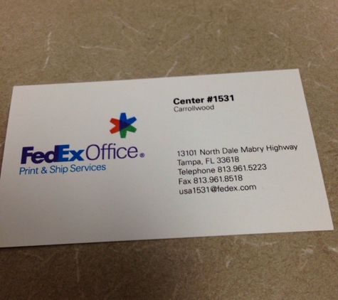 FedEx Office Print & Ship Center - Tampa, FL