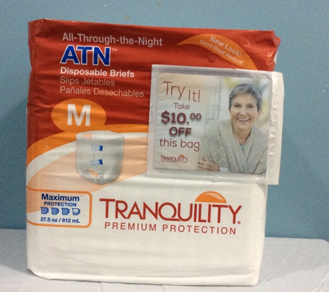 Vesretta Home Care & Supplies - Saint Albans, NY. Tranquility ATN  Med bag (12) $11.00