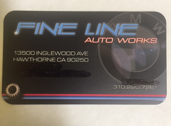 Fine Line Auto Works - Hawthorne, CA