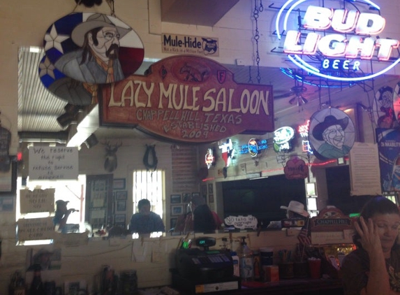 Lazy Mule Saloon - Chappell Hill, TX