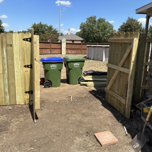mccain enterprise landscaping services - San Antonio, TX. Fence with new cattle gate.