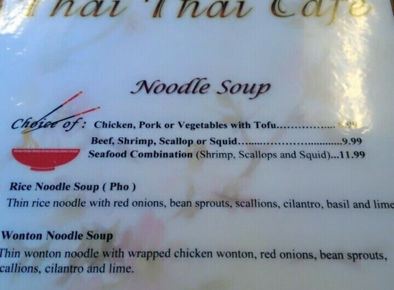 Thai Thai Cafe - Mooresville, NC