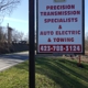 Precision Transmission Specialist & Auto Electric & Towing