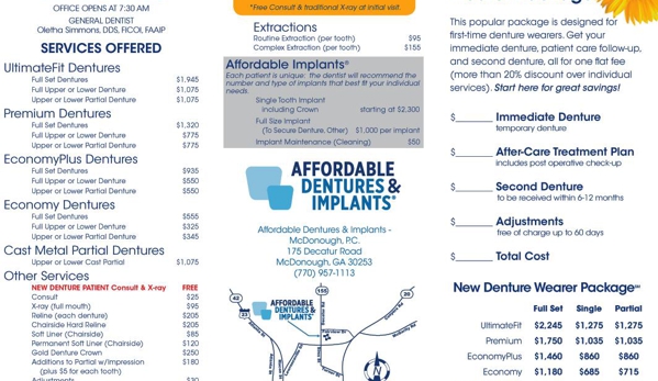 Affordable Dentures & Implants - Mcdonough, GA