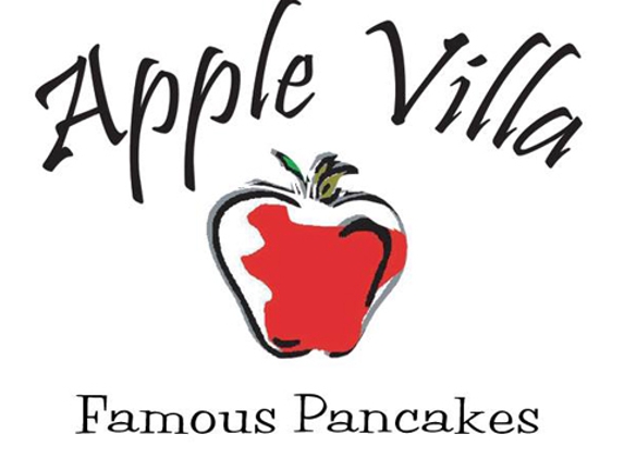 Apple Villa Famous Pancakes - Catering - Batavia, IL. Logo