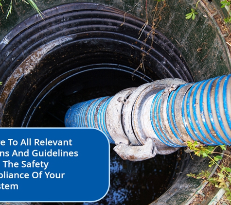 Bury Plumbing Pty Ltd - Port Augusta, SA. We Adhere To All Relevant Regulations And Guidelines To Ensure The Safety And Compliance Of Your Septic System