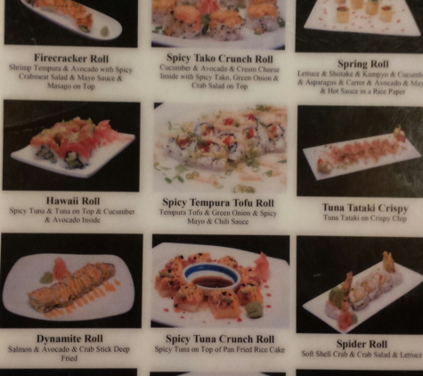 Yotsuba Japanese Restaurant - West Bloomfield, MI. Sushi Menu