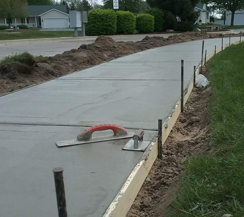 Oliver Concrete - Hemlock, MI. Sidewalks, walkways