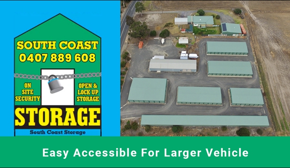 South Coast Storage - Hindmarsh Valley, SA. Easy Accessible For Larger Vehicle