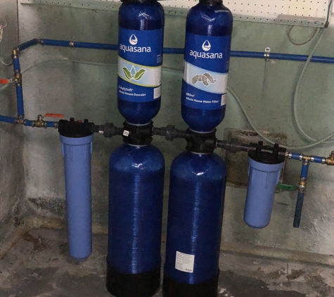 All Clear Plumbing - Belleville, NJ. Aquasana water filtration system installation 