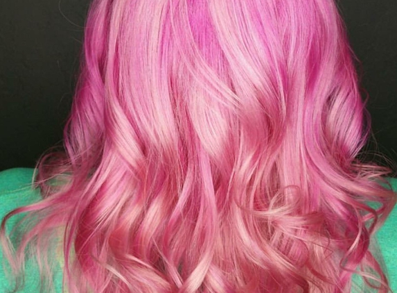 Salon Vivid - Webster, TX. Pretty in pink by Stephanie