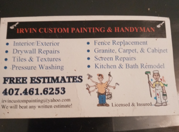 Irvin Vargas Pressure Cleaning and painting services - Altamonte Springs, FL