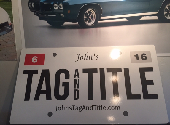 johns tag and title service mva approved 410-744-TAGS - Windsor Mill, MD