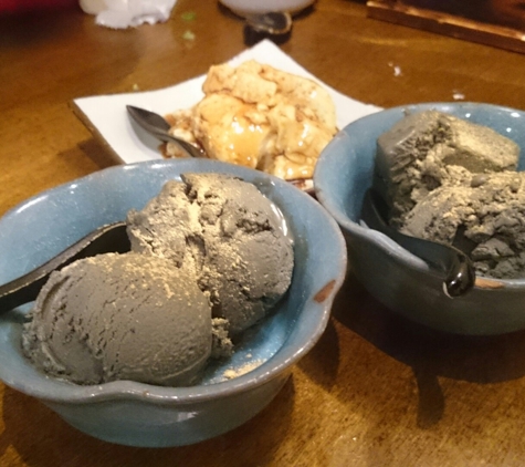 Okan - San Diego, CA. Black sesame ice cream