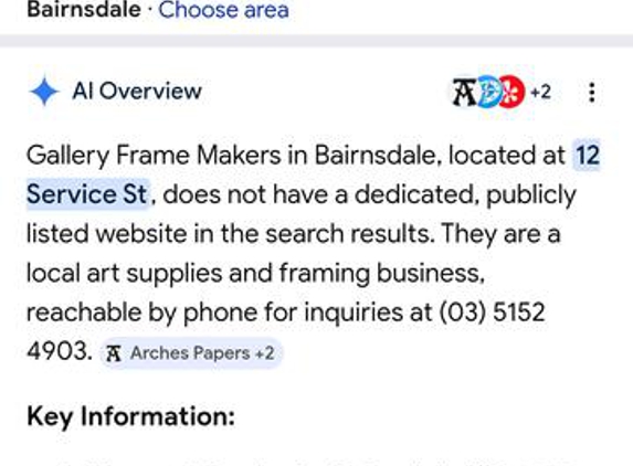 Gallery Frame Makers - Bairnsdale, VIC