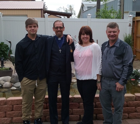 Tiny Wedding Chapel - Sheridan, WY. Danielle Brandt & Vaughn Cox Married May 21st  in the Oriental Garden of the Tiny Wedding Chapel