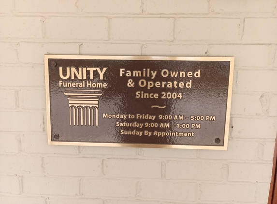 Unity Funeral Home - Houston, TX. We answer our phones 24/7.