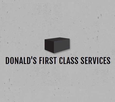 Donald's First Class Services