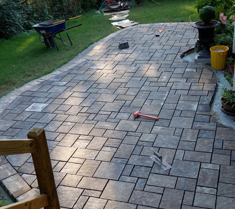 Sweet Magnolia Landscape Design - Huntsville, AL. Belgard paver patio installation