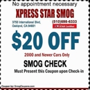 Xpress Star Smog - Emissions Inspection Stations