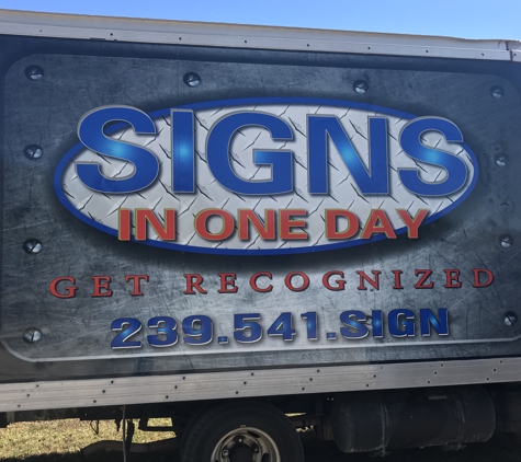 Signs in One Day - Cape Coral, FL