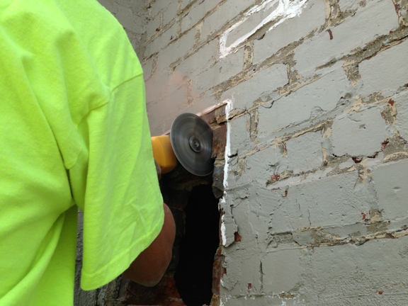 Knauss Property Services - Indianapolis, IN. Masonry Repairs to 1930's building