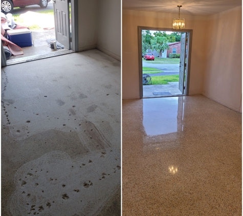 First Class Marble Restoration - Pembroke Pines, FL. terrazzo restoration