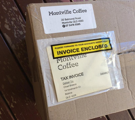 Montville Coffee - Montville, QLD. My first Montville Coffee delivery