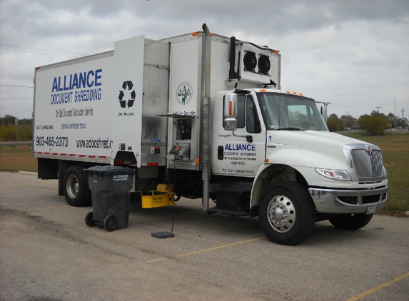 Alliance Document Shredding - Sulphur Springs, TX