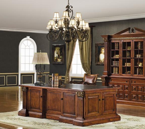 MBW Furniture, Inc. - Atlanta, GA. orleans international cherry mahogany 2 pc classical french executive desk set