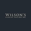 Wilson's Rubbish Hauling Inc - Trash Hauling