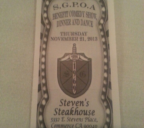 Stevens Steak & Seafood House - Commerce, CA