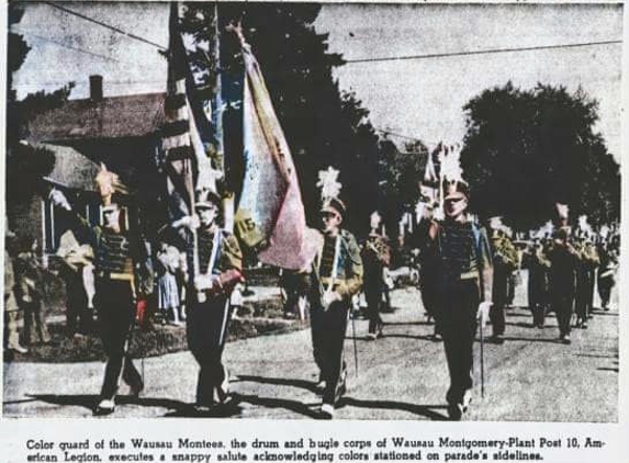 American Legion - Wausau, WI. Wausau Montees AL Post 10 drum and bugle corps.