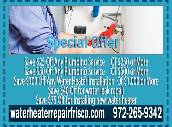 Water Heater Repair Frisco - Frisco, TX