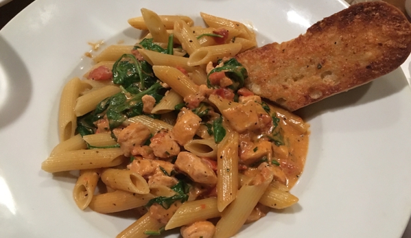 Olive Terrace Bar and Grill - Valencia, CA. Salmon pasta